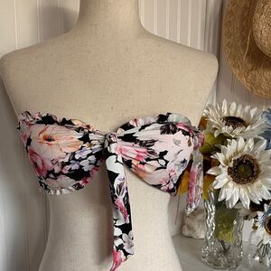 Stunning Pink & Black Bikini Top